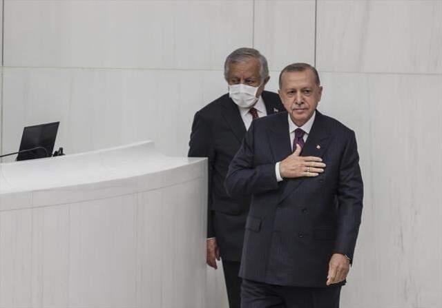 Cumhurbaşkanı Erdoğan, yeni yasama yılı açılışında TBMM'de milletvekillerine sesleniyor