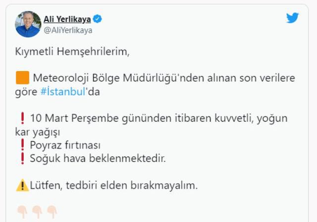 İstanbul'da günlerce sürecek kar yağışı başladı! Uyarılar art arda geliyor