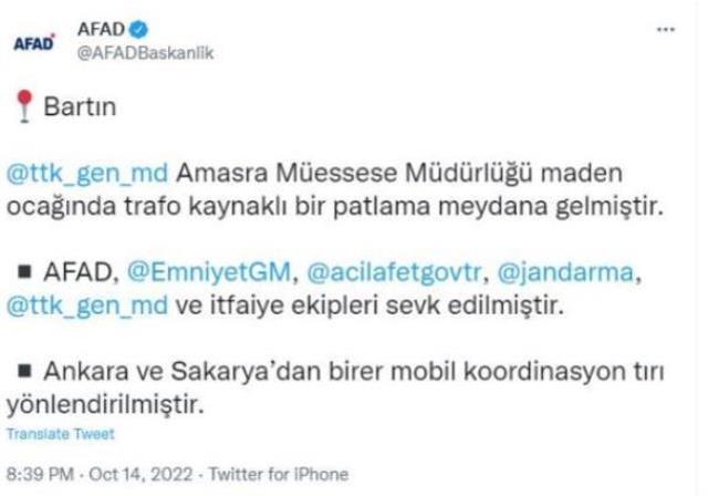 AFAD'ın Bartın paylaşımı ortalığı karıştırdı! Apar topar silip yeni açıklama yaptılar