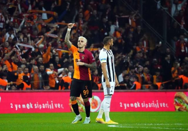 Mauro Icardi derbide resital yaptı! Galatasaray, Beşiktaş'a şans tanımadı