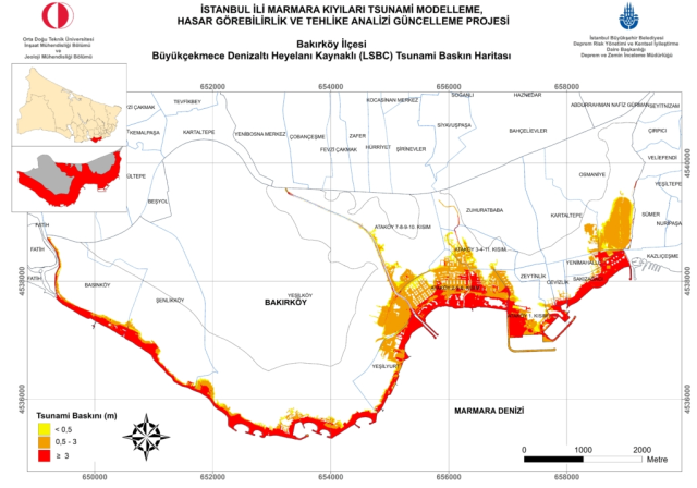 Bakırköy'de tsunami riski var mı? Bakırköy'de tsunami olur mu?