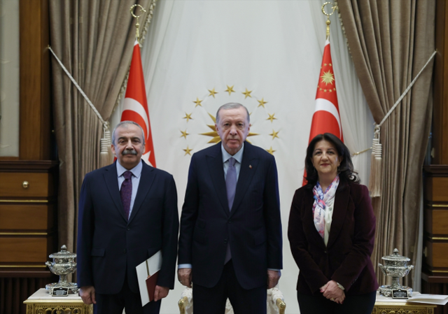 Cumhurbaşkanı Erdoğan'la görüşen DEM Parti'den açıklama