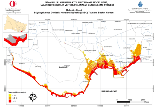 Bakırköy'de tsunami riski var mı? Bakırköy'de tsunami olur mu?