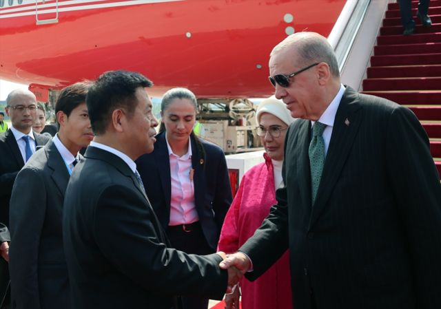 Cumhurbaşkanı Erdoğan, Şi Cinping ile bir araya geldi