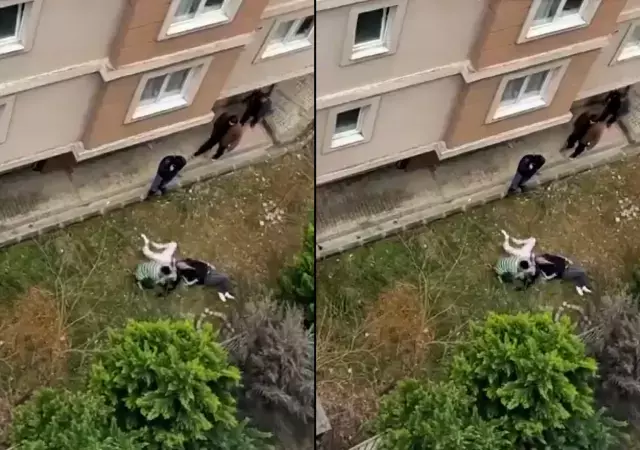 İstanbul'da korkunç olay! Ailelerinin evde bastığı çift 4. kattan atladı
