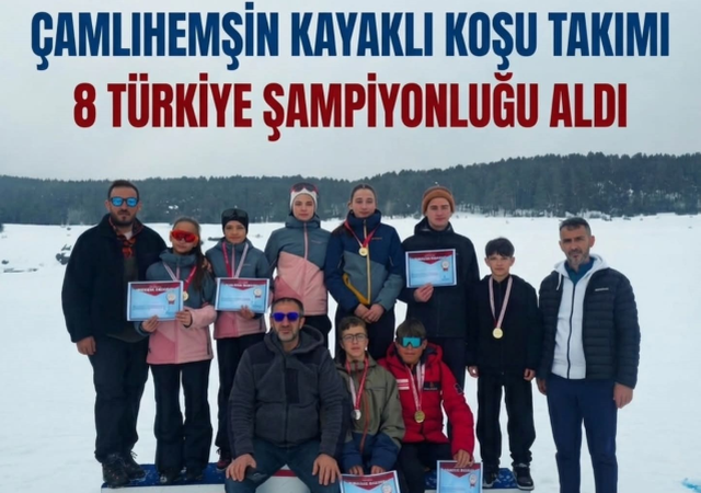 Rize'nin gururu Çamlıhemşin Türkiye şampiyonu oldu