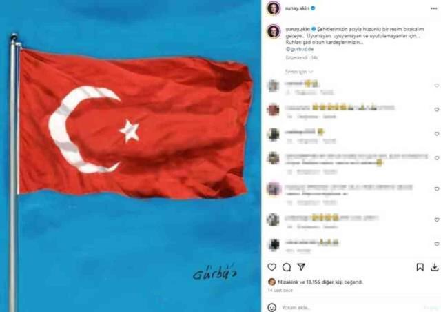 9 eve ateş düştü! Ünlü isimler, şehitlerimize sessiz kalmadı