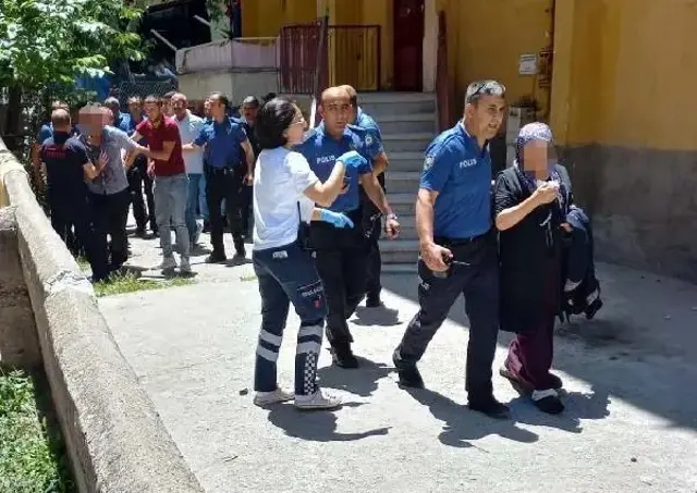 Eşinin alıkoyduğu kadını polis kurtardı