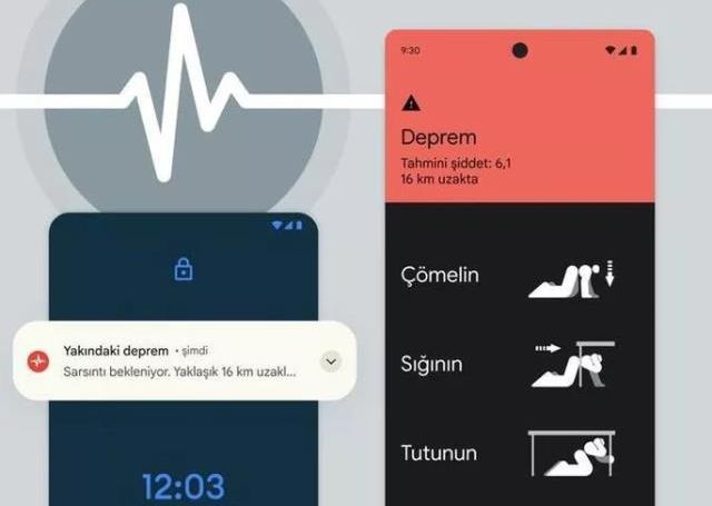 Depremden saniyeler önce telefonlara bildirim geldiği iddiası! Birçok kişi ekran görüntüsü paylaştı