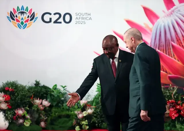 G20 zirvesinde liderlerin oturumu