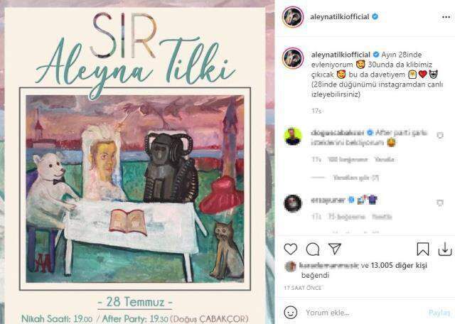 Aleyna Tilki evleniyor mu, şarkı klibi ne zaman? Aleyna Tilki evlenecek mi, kiminle? Aleyna Tilki'nin düğün davetiyesi hakkında bilgiler!