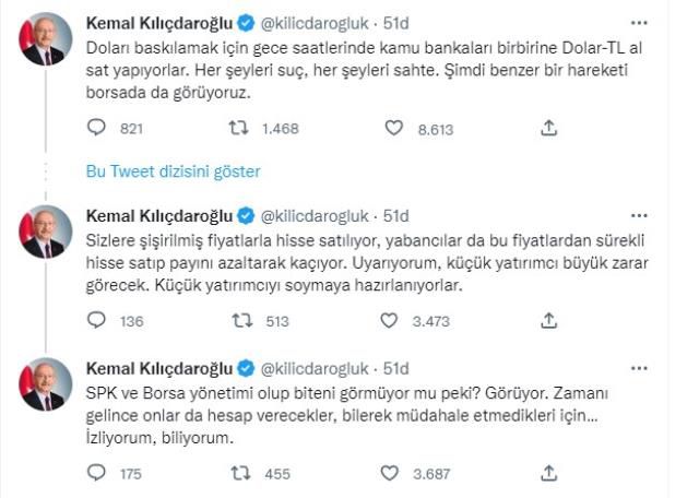 Kılıçdaroğlu'ndan çok konuşulacak borsa açıklaması! Küçük yatırımcıları 'Avlanan siz olacaksınız' diyerek uyardı