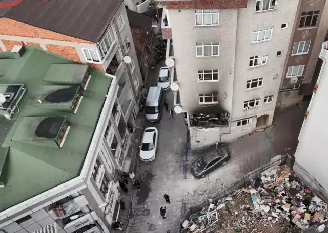 Patlama anına ait güvenlik kamerası görüntüsü benzeri kare