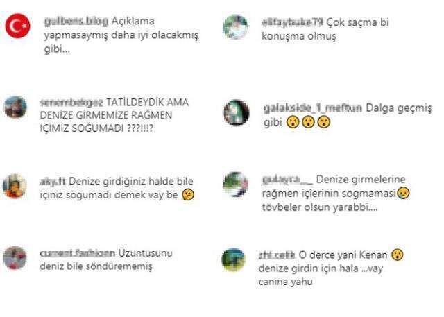 Yangınlar için 'Denize girmemize rağmen içimiz yine soğumuyor' diyen Kenan İmirzalıoğlu'na tepki yağıyor