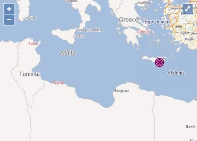 Akdeniz beşik gibi! 5,5'lik sarsıntının ardından bir şiddetli deprem daha