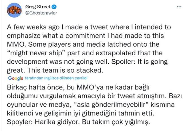 Riot Games MMO oyunu için umut verdi