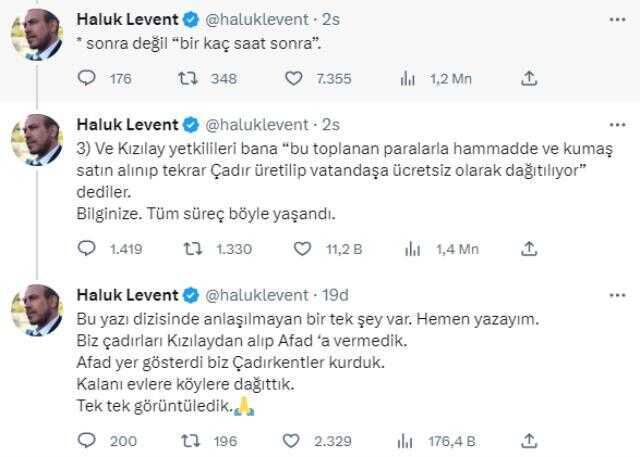 Ahbap'a çadır satılmasına ilişkin Kızılay Başkanı Kınık sessizliğini bozdu: Ahbap ile işbirliği yasaldır, aksini iddia eden kötü niyetlidir
