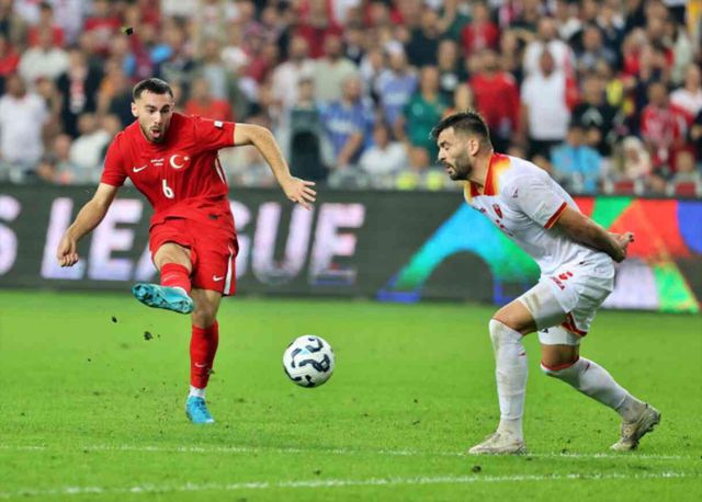 A Milli Futbol Takımımız, Karadağ'ı 1-0 mağlup etti