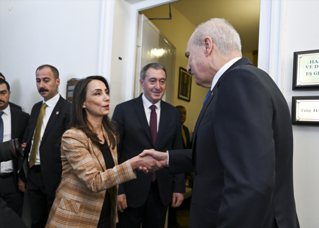 TBMM Başkanı Kurtulmuş, DEM Parti'yi Ziyaret Etti
