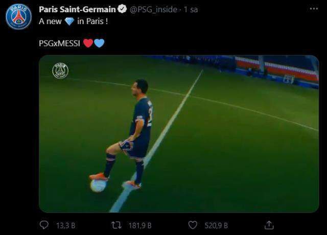 Messi'nin PSG'ye imzası sonrası ortalık yıkıldı! Yüz binlerce futbolsever keçi emojili paylaşımlar yapıyor