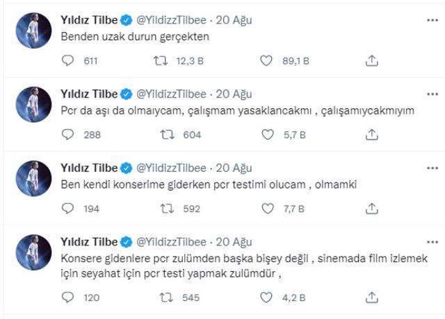 Aşı olmayı reddeden Yıldız Tilbe'nin Kıbrıs'ta vereceği konser iptal edildi