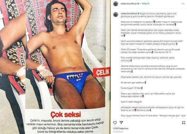 Çelik yıllar sonra tekrar gündem olan mayolu fotoğrafına isyan etti