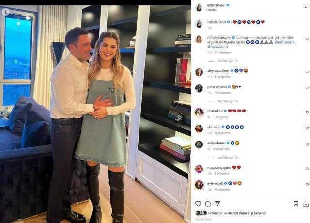 Hacı ve Nazlı Sabancı çifti, bebek beklediklerini duyurdu