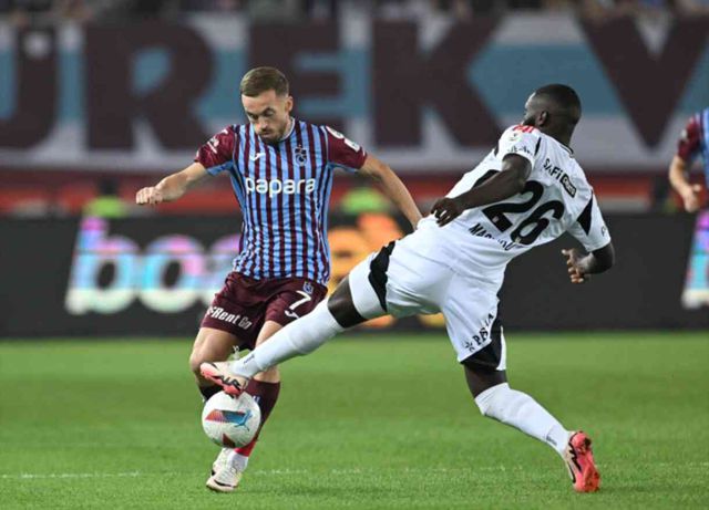 TRABZONSPOR- BEŞİKTAŞ maçı kaç kaç bitti? MAÇ ÖZETİ Trabzonspor- Beşiktaş maçını kim kazandı?