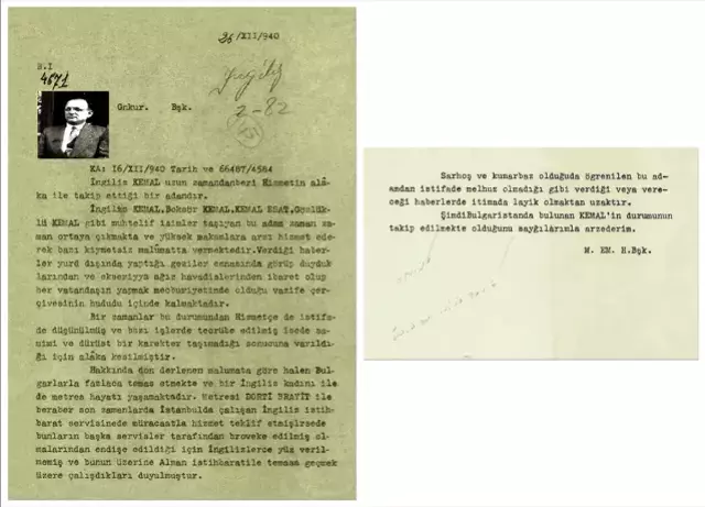 MİT gizliliğini kaldırdı! İşte 1940 yılında hazırlanan İngiliz Kemal raporu