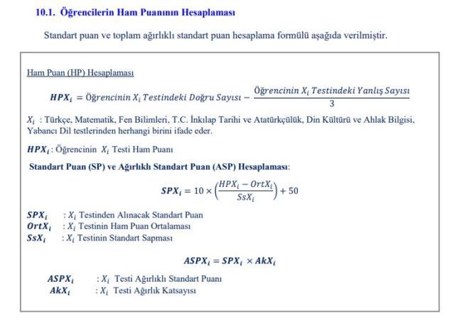 LGS Puan Hesaplama 2022: LGS puanı nasıl hesaplanır?