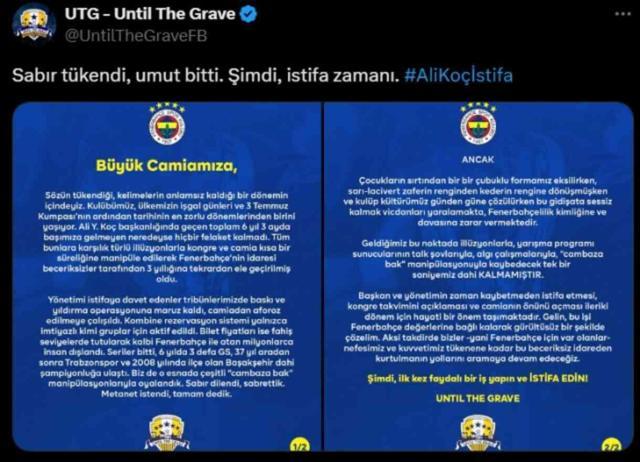 Ali Koç istifa edecek mi?