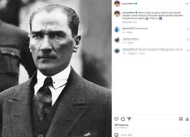 Ünlü isimler, Atatürk'ü vefatının 85. yıl dönümünde anıyor