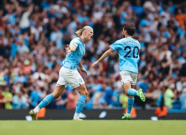 Manchester City'nin Haaland'ı var! Hat-trick yaptı, takımını 2-0'dan geri getirdi