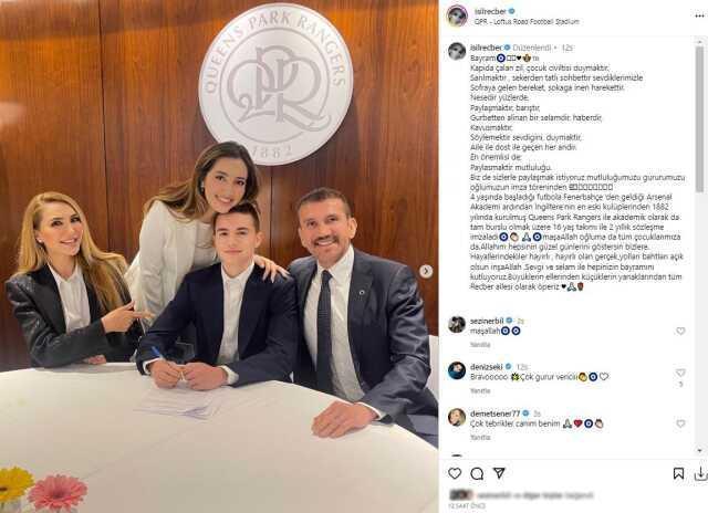 Rüştü Reçber'in oğlu Burak'tan bomba imza! İngiltere'nin en köklü kulüplerinden birine gitti