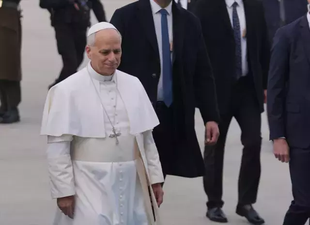 Papa 14. Leo, Ankara'da! İşte ilk görüntüler ve karşılayan isim