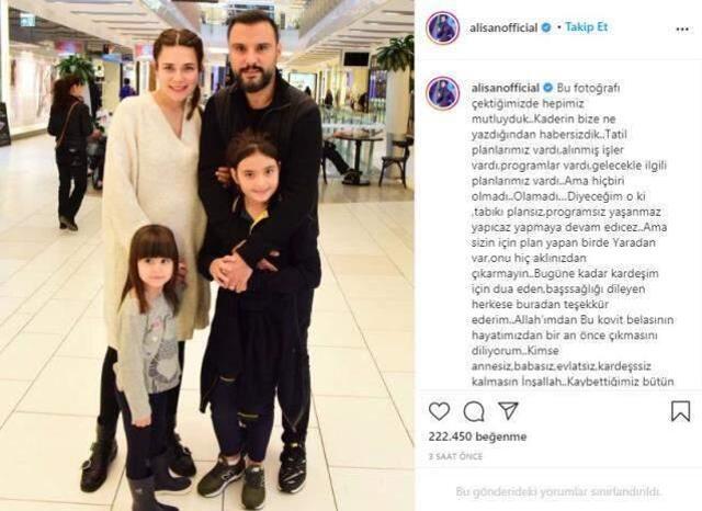 Kardeşini kaybeden Alişan yeğenleriyle fotoğrafını paylaştı: Gerisi boş, dünya boş