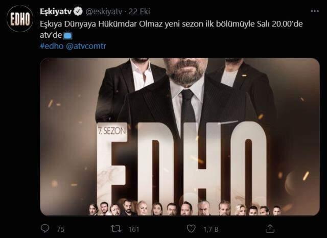 EDHO günü mü değişti, Eşkıya Dünyaya Hükümdar Olmaz hangi gün yayınlanacak?