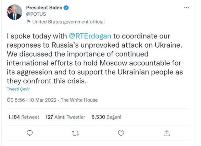 Son Dakika: Baş döndüren diplomasi trafiği! Cumhurbaşkanı Erdoğan, ABD Başkanı Biden ile görüştü