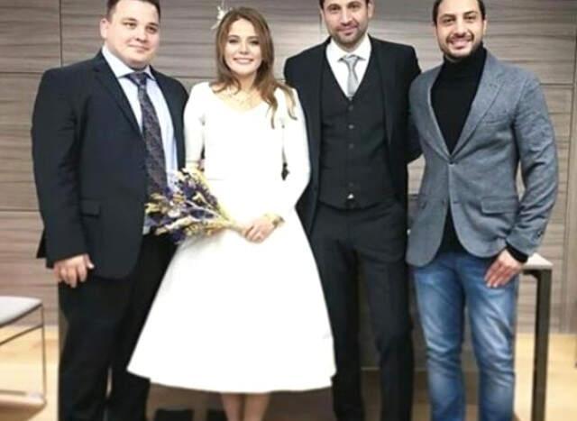 Üvey Baba'nın Lamia'sı Burçin Abdullah Evlendi