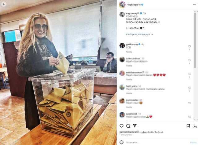 Ünlü isimler sandık başında! Paylaşımlar peş peşe geldi
