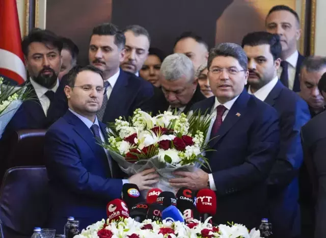 Akın Gürlek bakanlık görevini Yılmaz Tunç'tan devraldı: Bu emaneti daha ileriye taşıyacağız