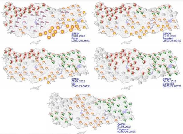 Meteoroloji güncel hava raporunu yayımladı! İstanbul'da sağanak 3 gün boyunca devam edecek