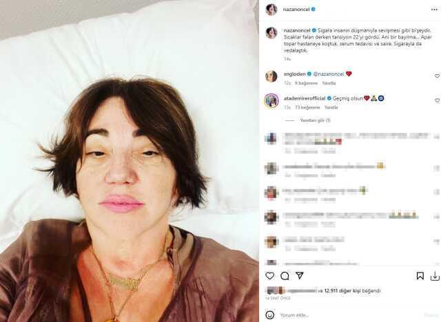 Nazan Öncel sağlık durumu nasıl? Hasta mı, neden hastaneye kaldırıldı?