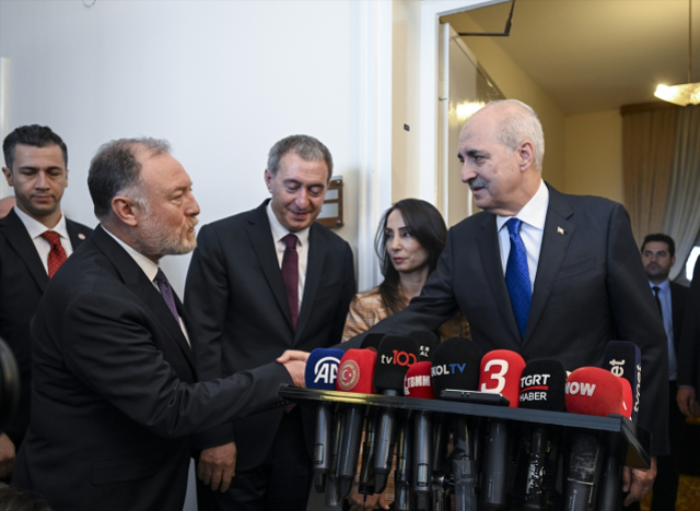 TBMM Başkanı Kurtulmuş, DEM Parti'yi Ziyaret Etti
