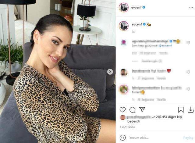 Fahriye Evcen, leopar desenli mini şortlu pozlarıyla takipçilerini mest etti