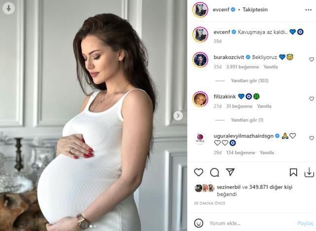 Fahriye Evcen hamile mi? Fahriye Evcen 2.kez mi hamile? Fahriye Evcen bebeği ne zaman doğacak?