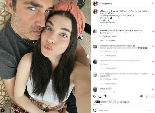 10 yıldır el ele! Mert Kılıç ve Aslıhan Güner'den romantik paylaşımlar geldi