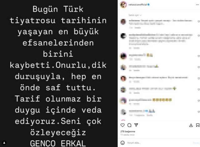 Sanat dünyası Genco Erkal'ın ölümüyle yasa boğuldu