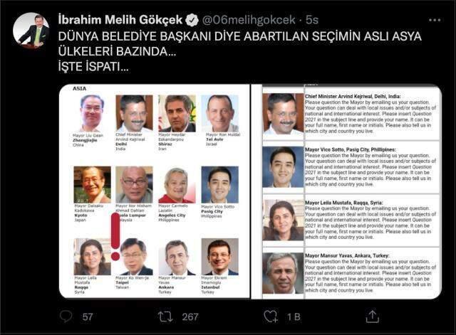 Mansur Yavaş'ın aldığı ödüle laf eden Melih Gökçek'i 2012 yılında yaptığı paylaşım zora soktu