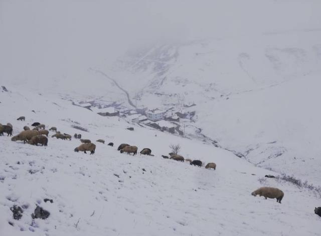 Bayburt Haziran ayına günler kala beyaza büründü